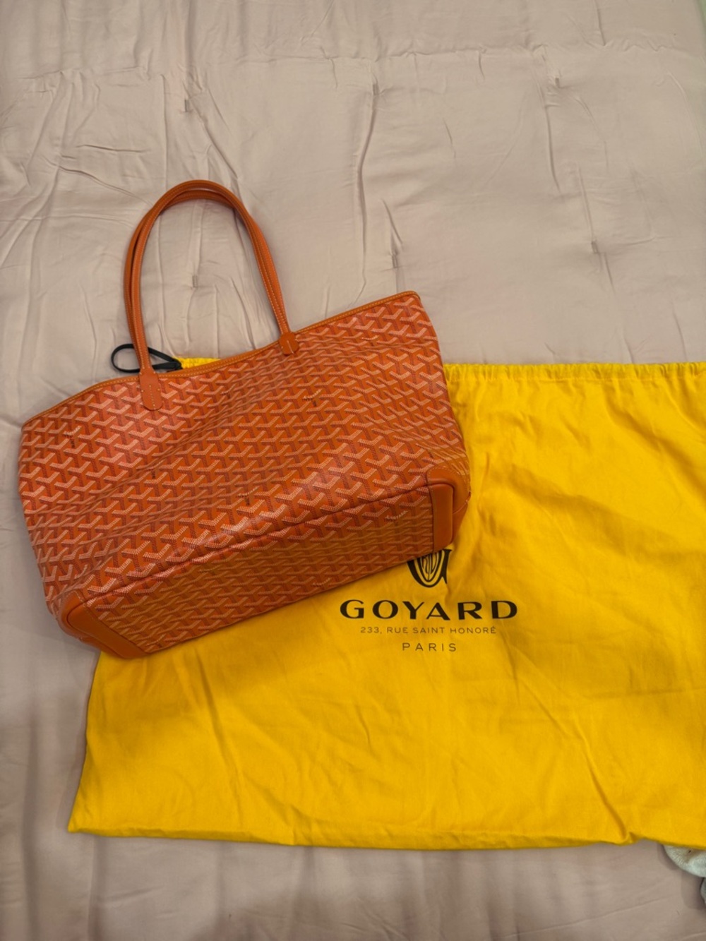 Goyard Orange Artois Tote